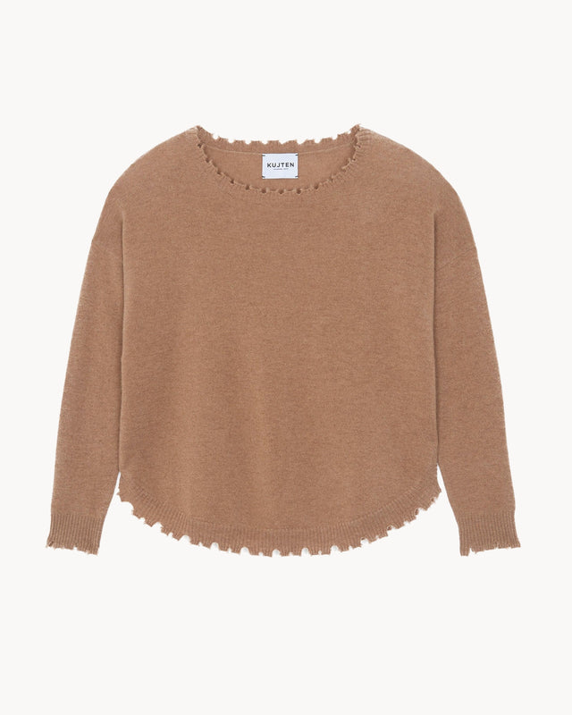 Sweater Mela camelo brown - Image principale