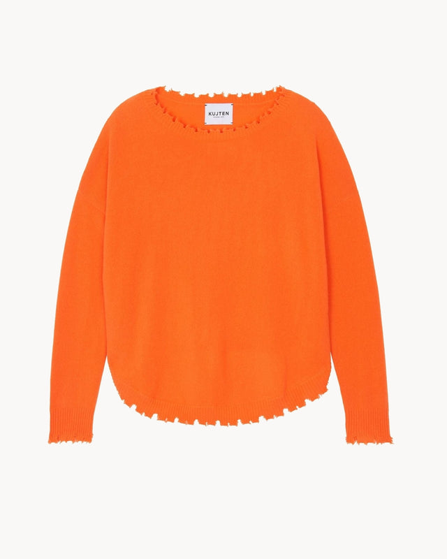 Sweater Mela fluorescent orange - Image principale