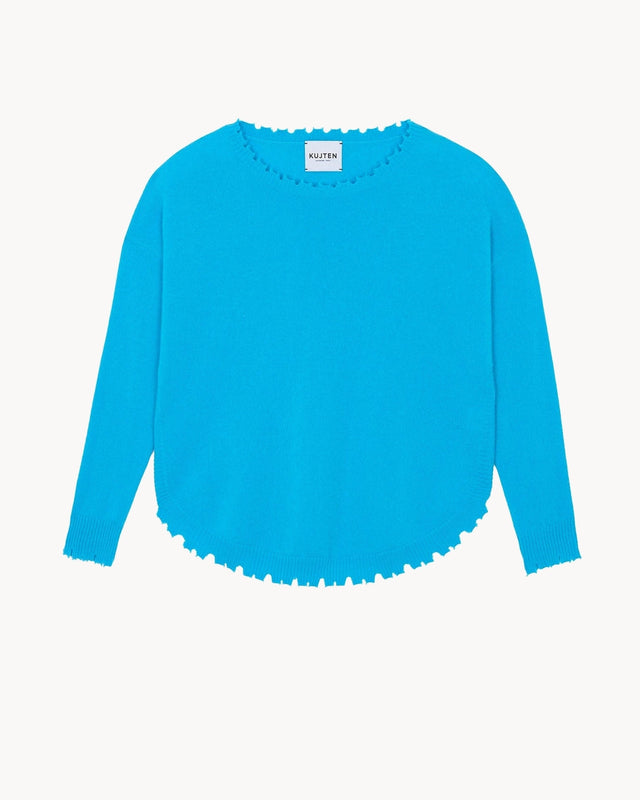 Sweater Mela fluorescent blue - Image principale
