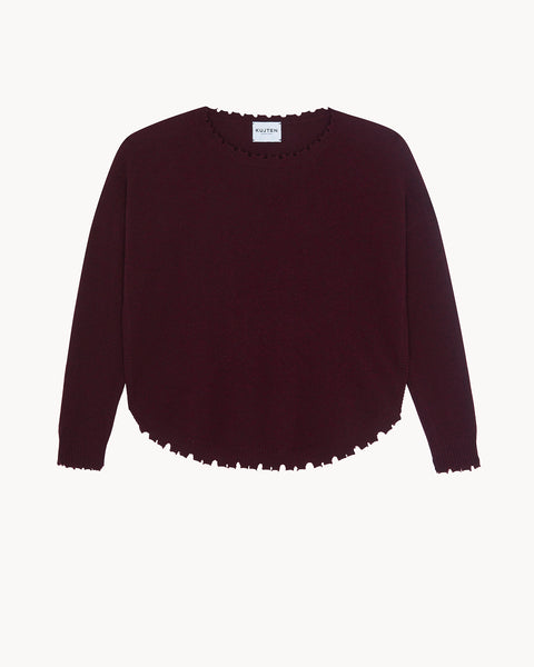 Pull Mela bordeaux - Image principale