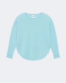 Pull en cachemire vert pour femme - Kujten packshot