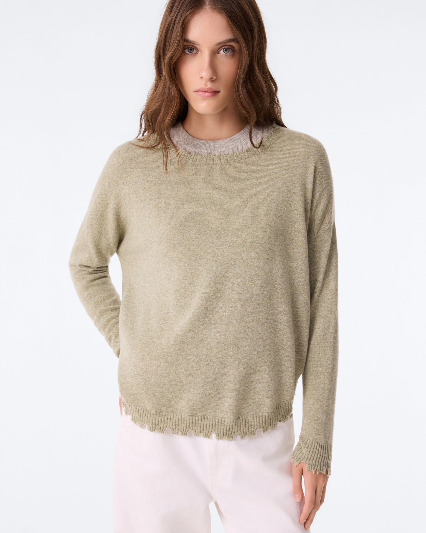 Pull Mela vert avoine
