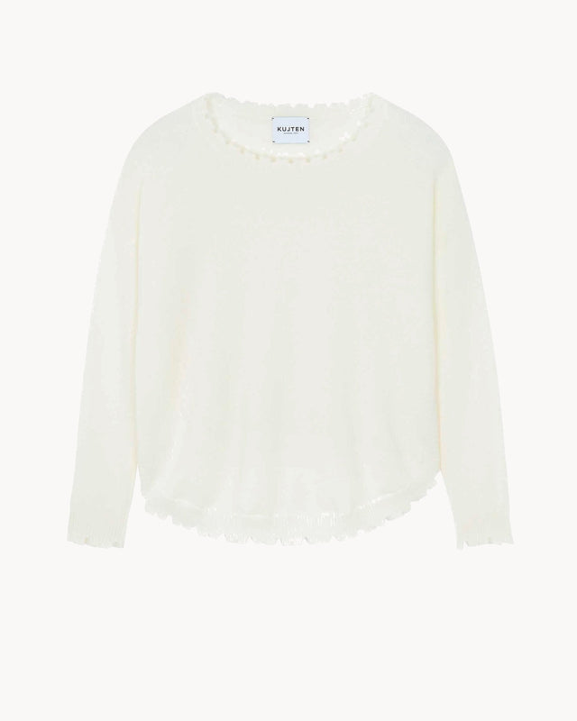Sweater Mela white - Image principale