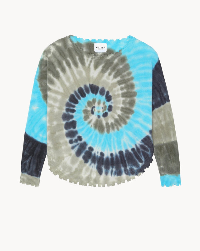 Sweater Mela Sunny turquoise blue - Image principale