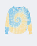 Pull en cachemire bleu pour femme - Kujten packshot
