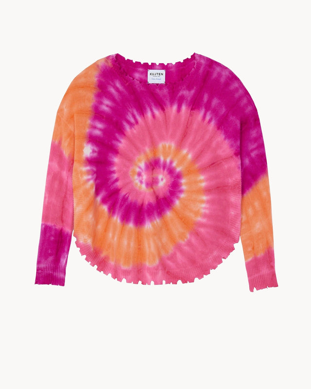 Sweater Mela Sunny neon pink - Image principale
