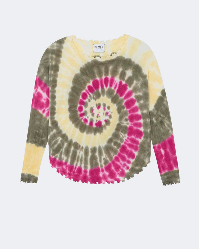 Sweater Mela Sunny khaki pink - Image principale