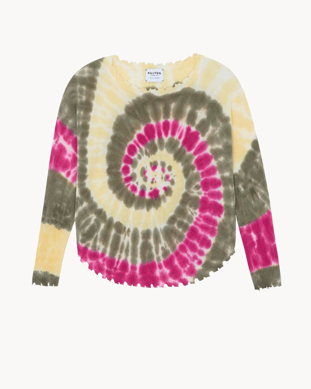 Sweater Mela Sunny khaki pink - Image principale