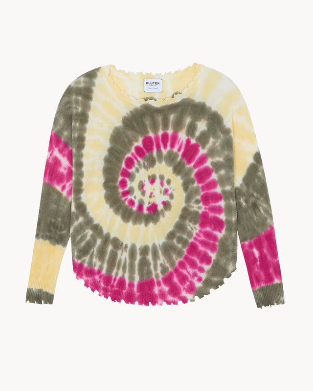 Sweater Mela Sunny khaki pink - Image principale