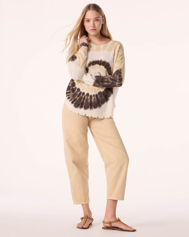 Sweater Mela Sunny organic brown - Image principale