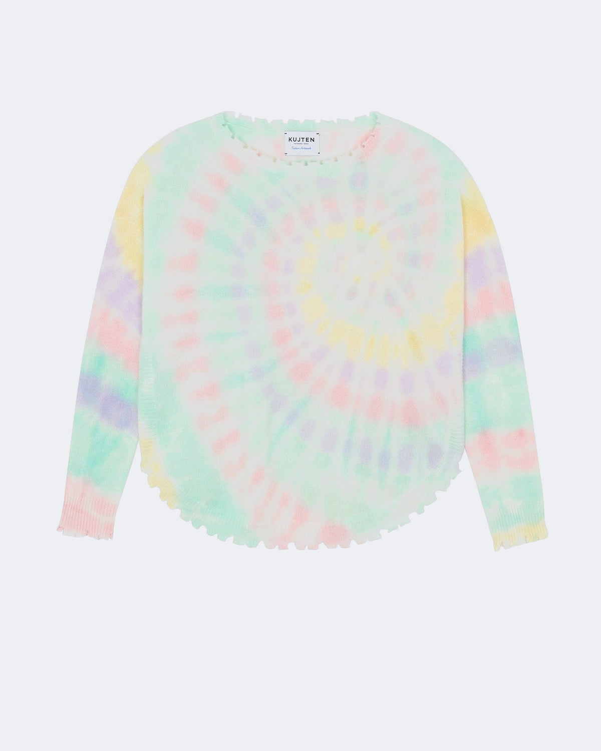 Pull en cachemire multicolore pour femme - Kujten packshot