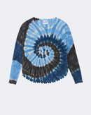 Pull mela sunny tricotage jersey bleu - Kujten packshot