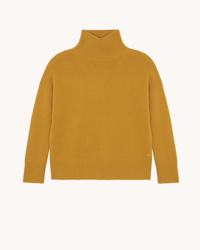 Sweater Ulla saffron yellow - Image principale