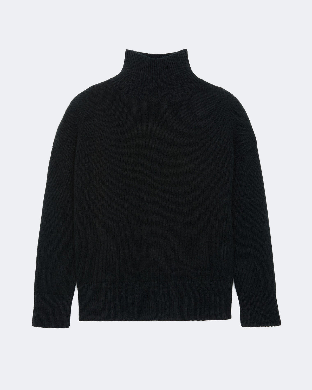 Pull en cachemire noir pour femme - Kujten packshot