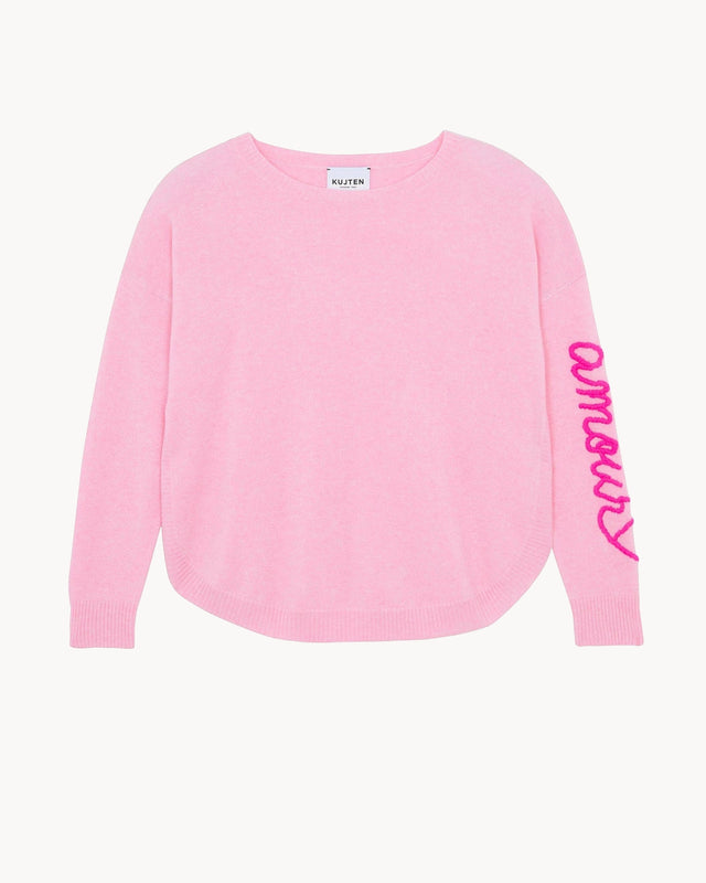 Sweater Mela Amour candy pink - Image principale