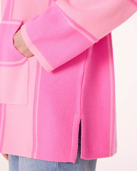 Poncho Baja rose bonbon - Image principale