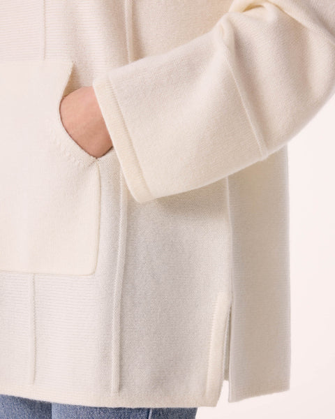 Poncho Baja blanc - Image principale