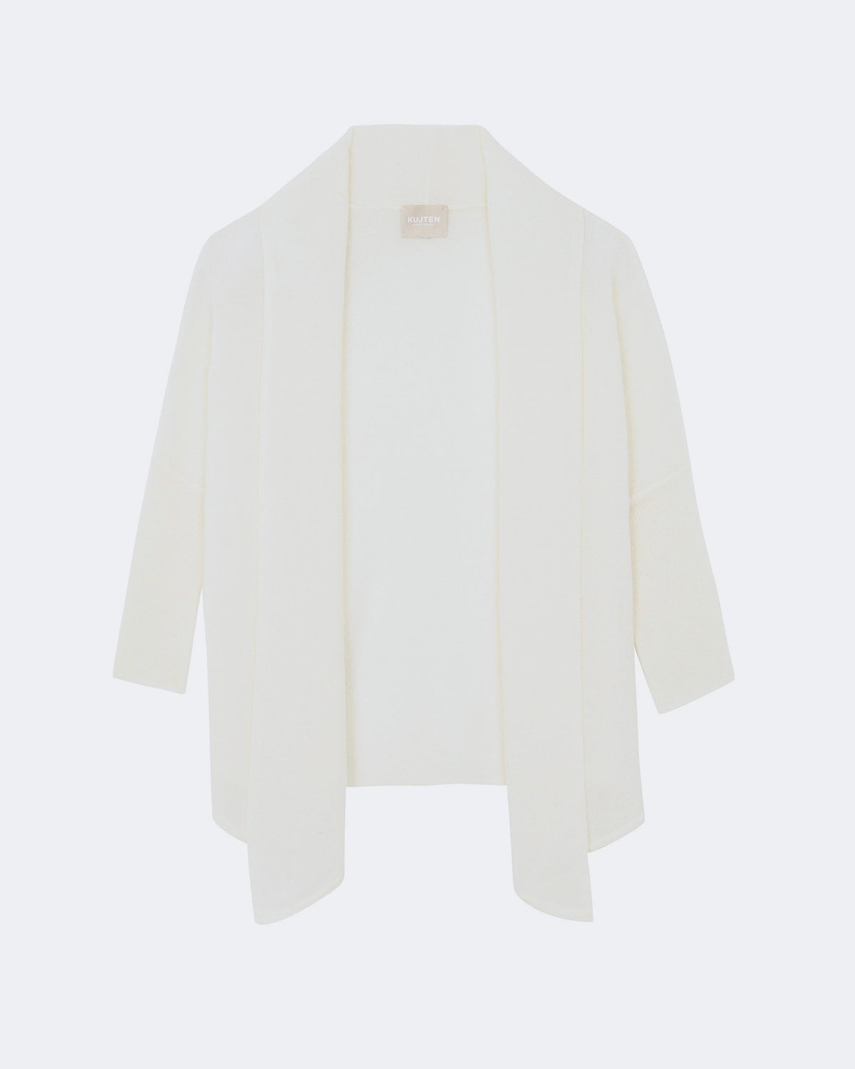 Gilet en cachemire blanc pour femme - Kujten packshot