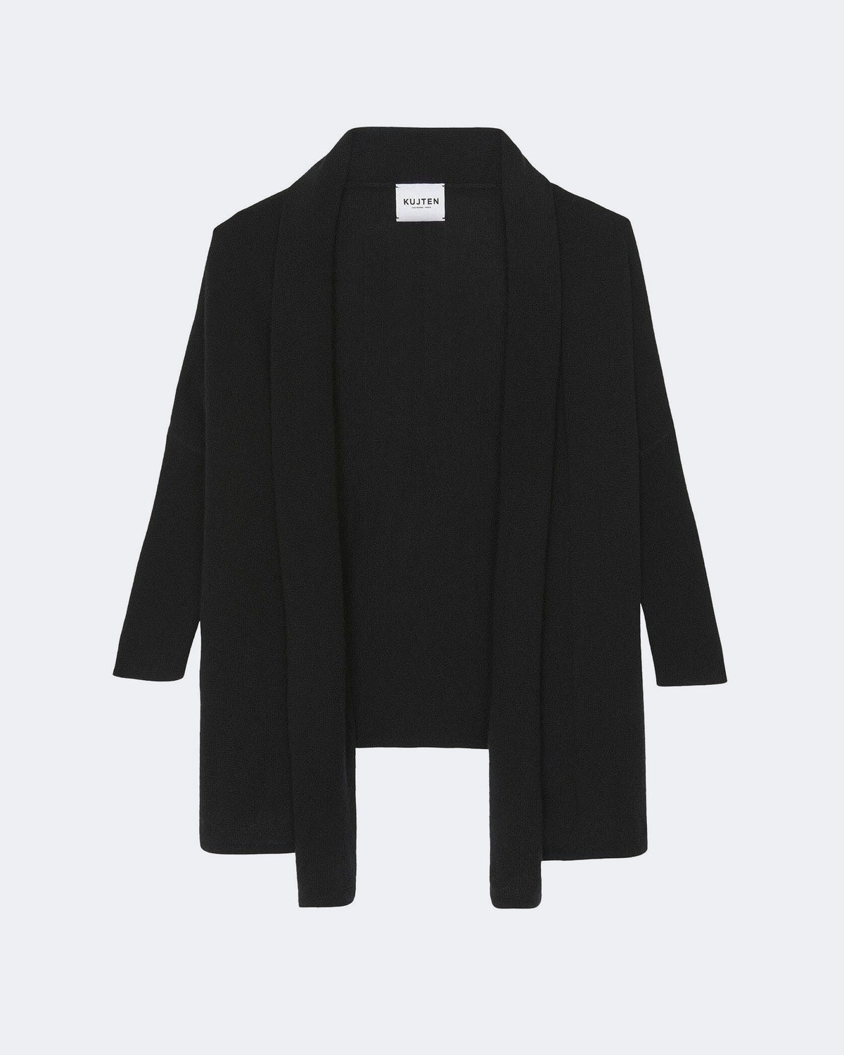 Gilet en cachemire noir pour femme - Kujten packshot