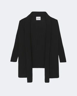 Gilet en cachemire noir pour femme - Kujten packshot