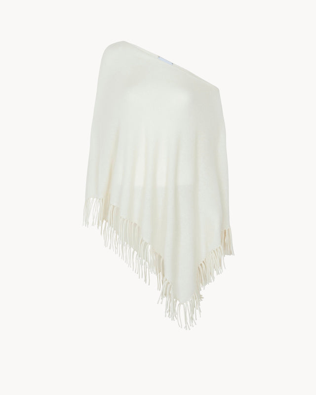 Poncho Fanfan blanc - Image principale