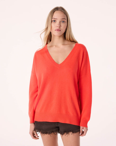 Sweater Lolita hibiscus orange - Image principale