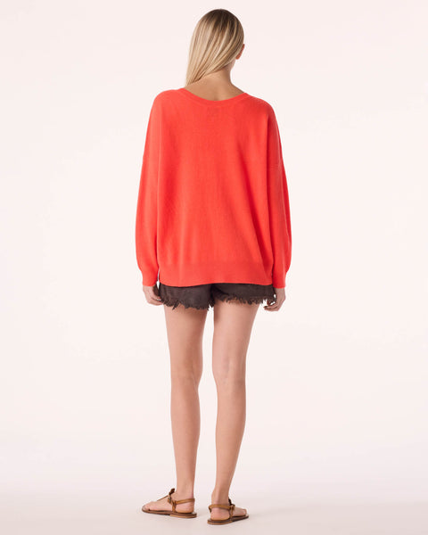 Sweater Lolita hibiscus orange - Image principale