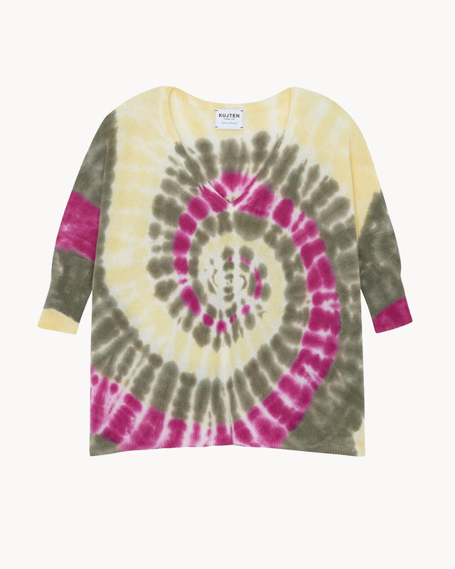 Sweater Minie Sunny khaki pink - Image principale