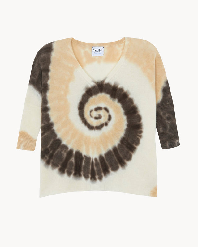 Sweater Minie Sunny organic brown - Image principale