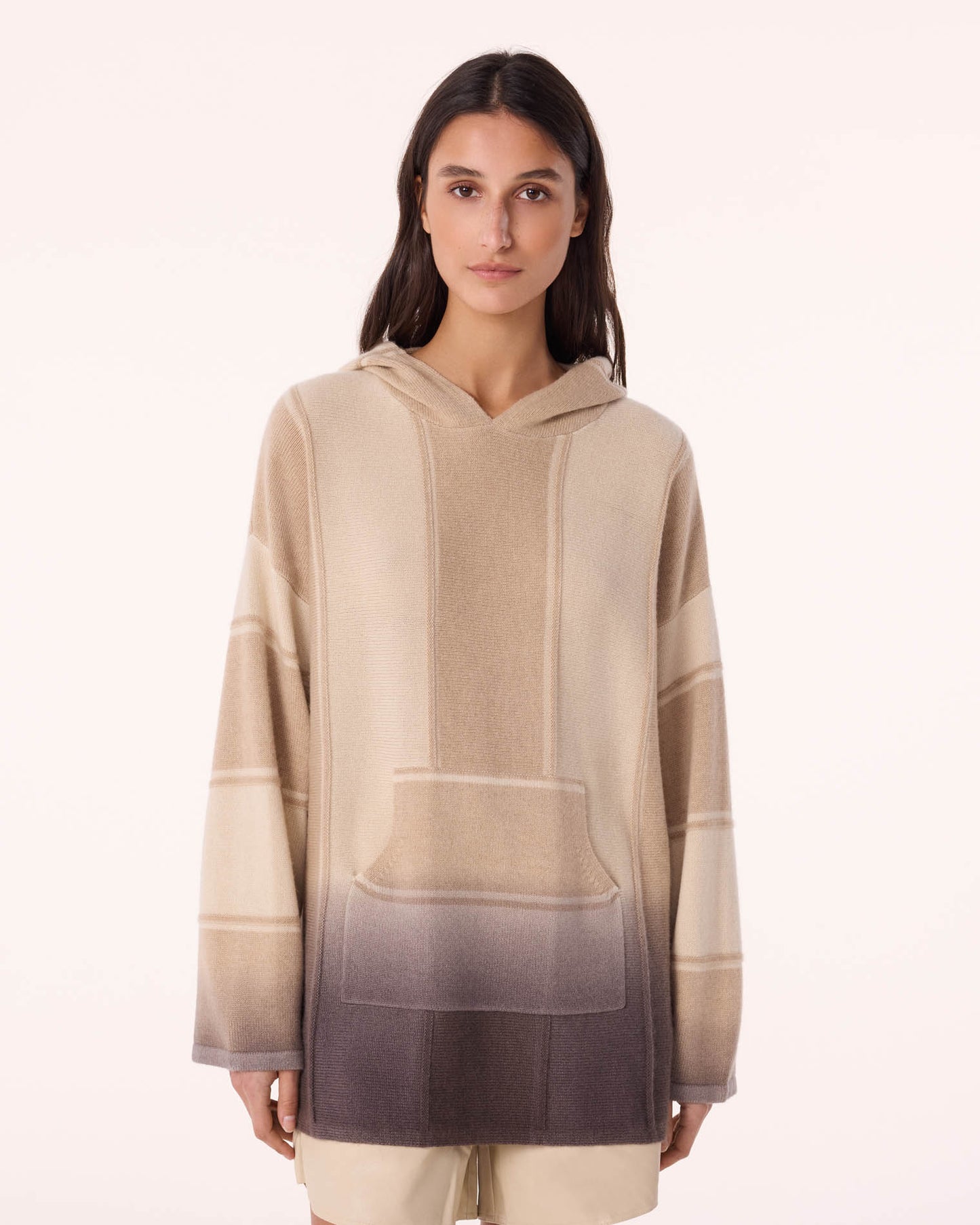 Poncho Baja Dye organic beige