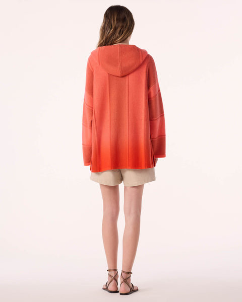 Poncho Baja Dye orange hibiscus - Image principale
