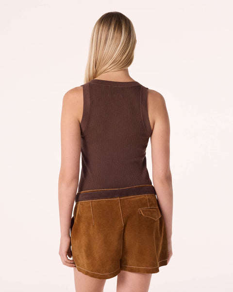Tank Top Nael dark chestnut - Image principale