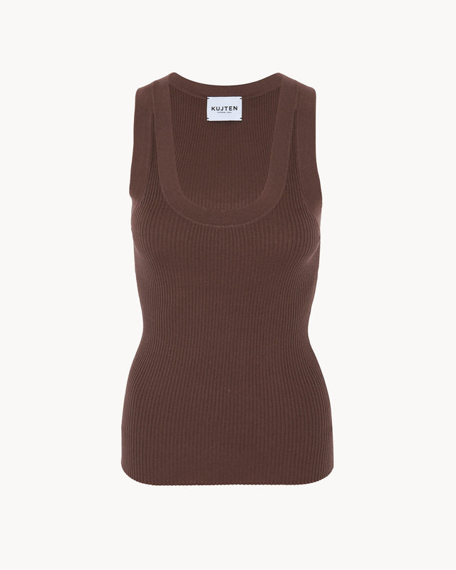 Tank Top Nael dark chestnut - Image principale
