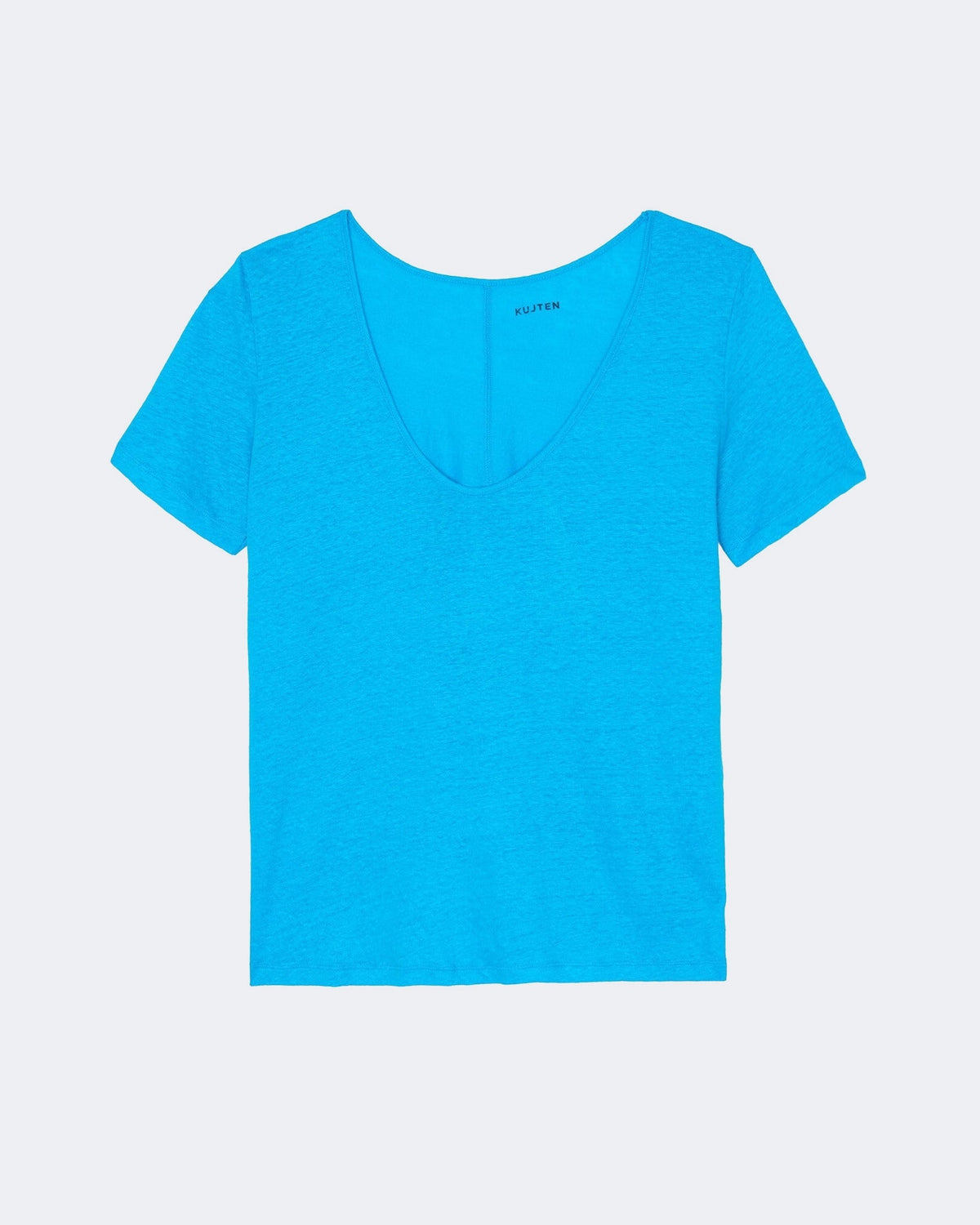 Top en lin bleu pour femme - Kujten packshot