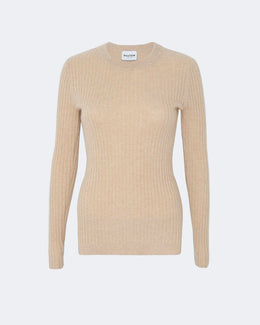 Pull bibi cachemire beige - Kujten packshot