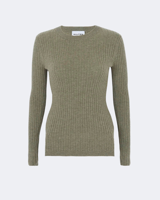 Sweater Bibi marl khaki - Image principale