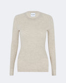 Pull en cachemire blanc beige pour femme - Kujten packshot