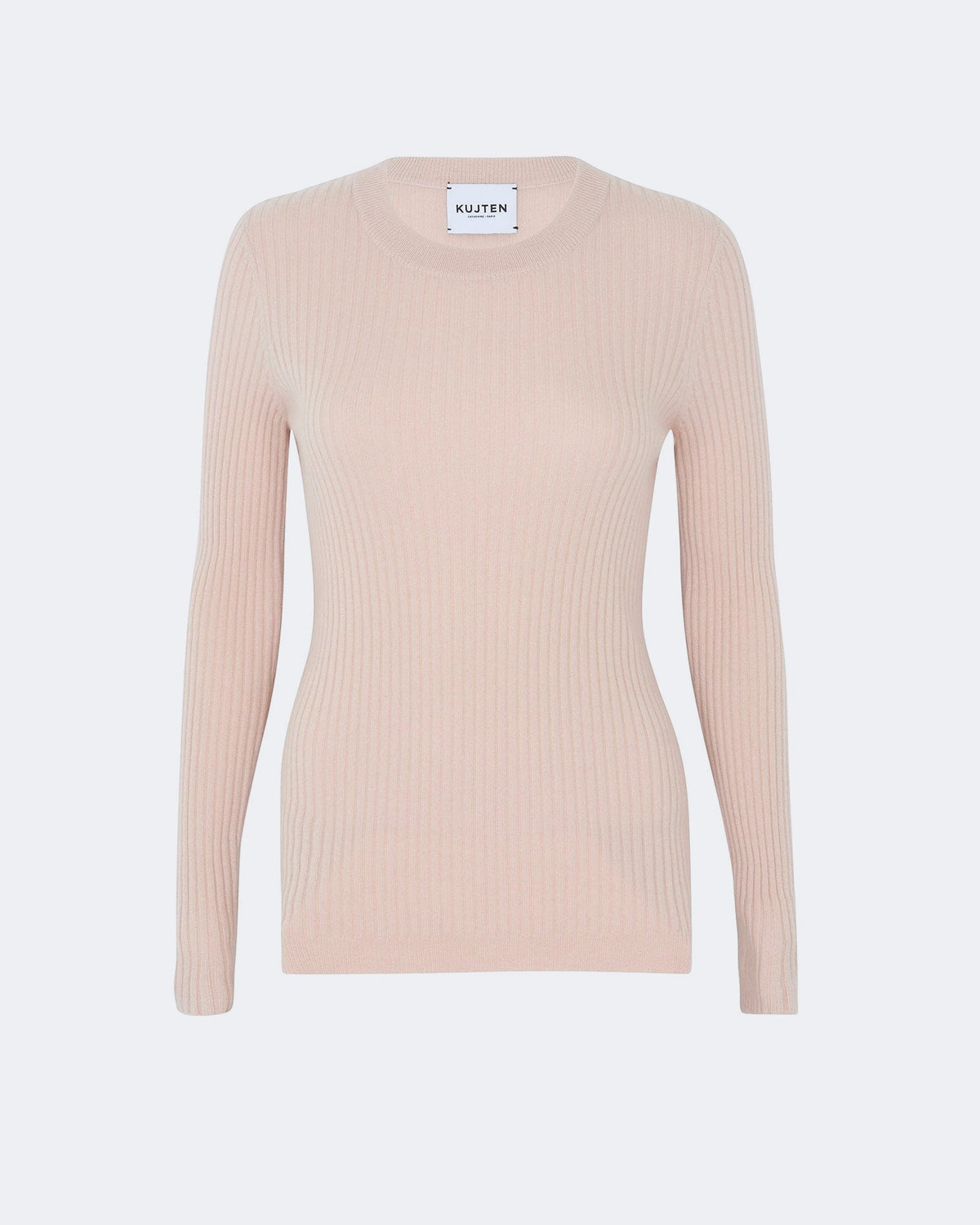 Pull en cachemire rose pour femme - Kujten packshot