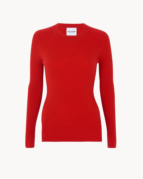 Pull Bibi rouge coquelicot - Image principale