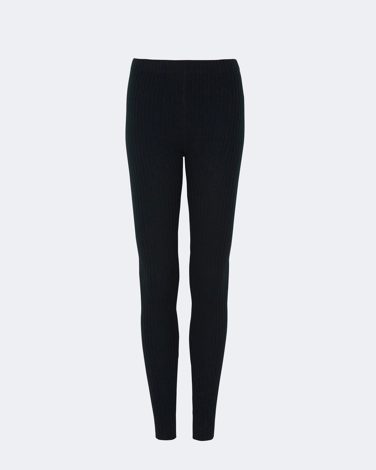 Legging en cachemire noir pour femme - Kujten packshot