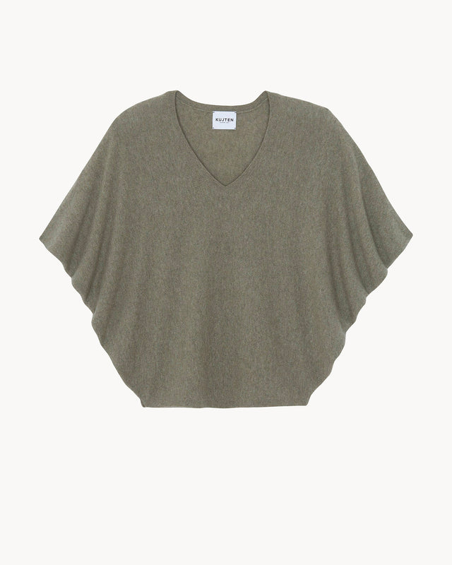 Sweater Wabi marl khaki - Image principale