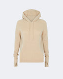 Pull en cachemire beige pour femme - Kujten packshot