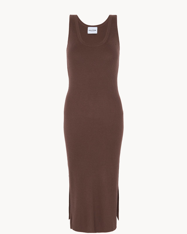 Dress Nelia dark chestnut - Image principale
