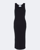Robe nelia droit noir - Kujten packshot