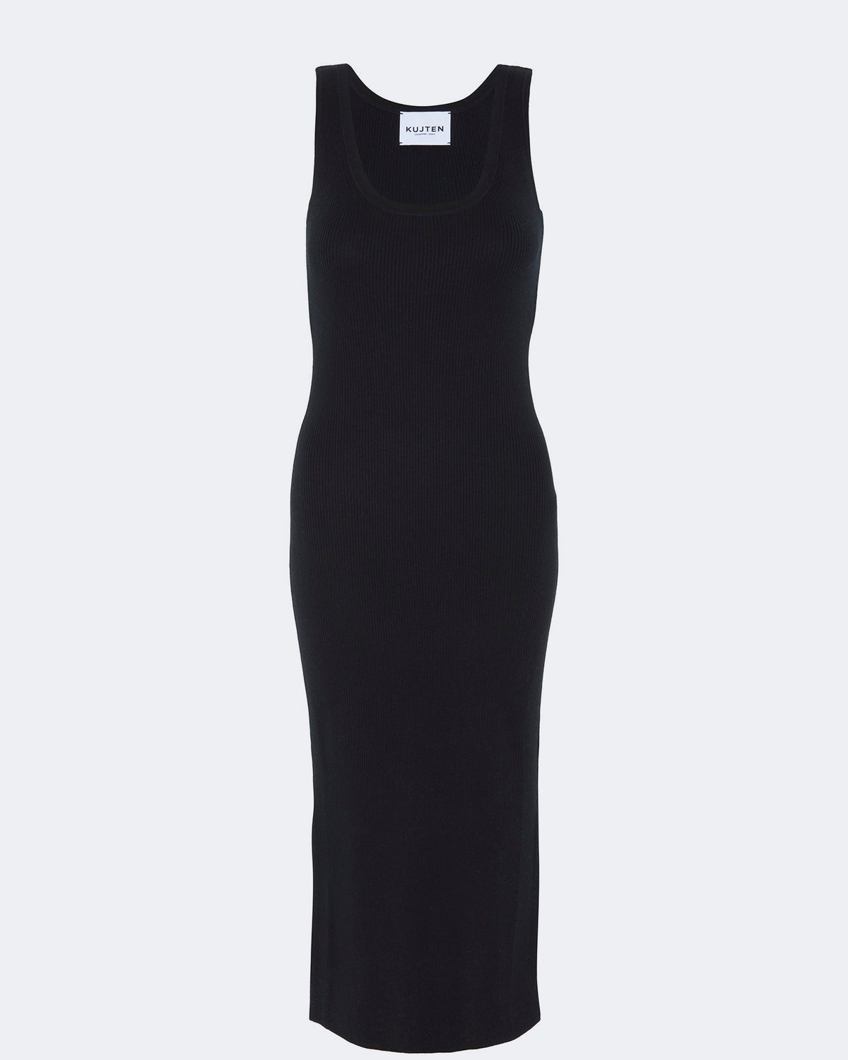 Robe nelia droit noir - Kujten packshot