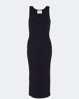 Robe nelia droit noir - Kujten packshot