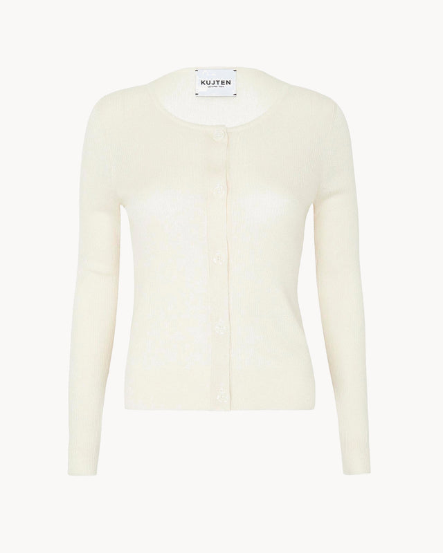 Cardigan Thiziri white - Image principale