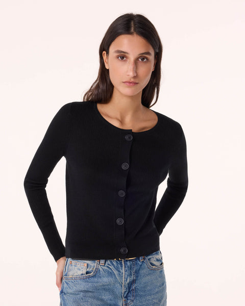 Cardigan Thiziri black - Image principale