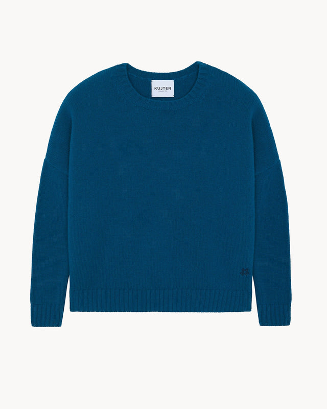 Sweater Romelie peacock green - Image principale