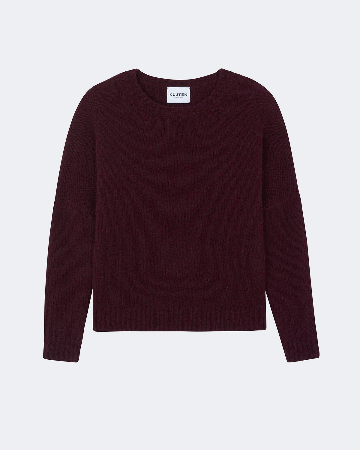 Pull romelie cachemire bordeaux - Kujten packshot